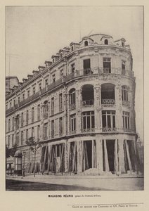 Pariserkommunen, Magasins Reunis, Place du Chateau-d