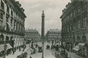 La Place Vendome, Place Vendome (fotogravure) af French Photographer