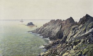 Pointe Du Raz De Sein, østlig udsigt af French Photographer