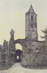 La Sauve, tidligere kloster, kirkens klokketårn af French Photographer