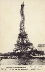 Eiffeltårnet krøller sig sammen af French Photographer