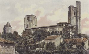Larroumieu, Kirke (Old Collegiate Church) af French Photographer
