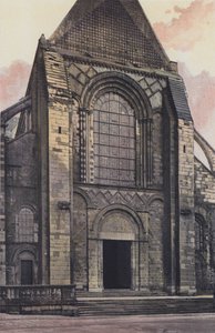 Le Mans, Cathedrale, Facade O af French Photographer