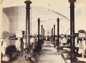 Les Salles des Gardes, Palais des Papes, Avignon, Frankrig, 1860