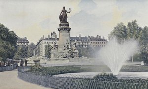 Lyon, Place Carnot af French Photographer