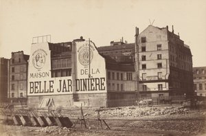 Maison de la Belle Jardinière, 1866 eller 1867 (foto) af French Photographer