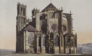 Mantes, Vor Frue Kirke af French Photographer