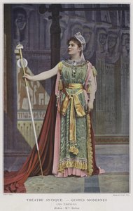 Marie Delna som Dido i Les Troyens (farvet foto) af French Photographer