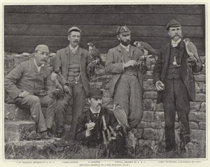 Medlemmer af Old Hawking Club af French Photographer