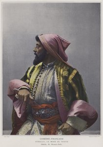 Mounet-Sully i titelrollen i Othello (farvet foto) af French Photographer