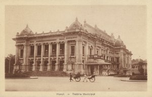Kommunalt teater, Hanoi, Fransk Indokina af French Photographer