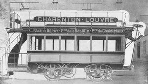 N.J. Raffards elektriske sporvogn, 1881 af French Photographer
