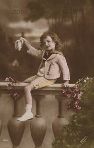 Nytårskort, 1916 af French Photographer