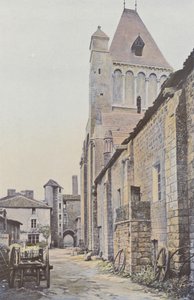 Nouaille, Old Abbey af French Photographer