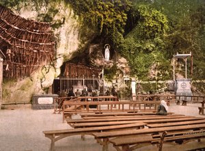 Vor Frue af Lourdes, 1890-1900 af French Photographer