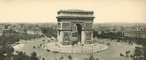 Paris, Triumfbuen, den ukendte soldats grav og Place de lEtoile, Triumfbuen? af French Photographer