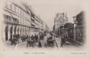 Paris, Rue De Rivoli af French Photographer