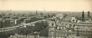 Paris, Panorama over de otte broer, De otte broer af French Photographer