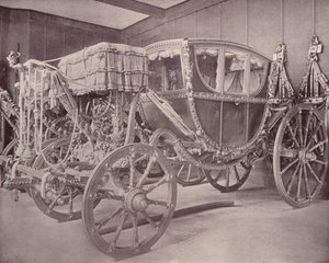 Paris: Royal Carriage, Musee Cluny (s/h-foto) af French Photographer
