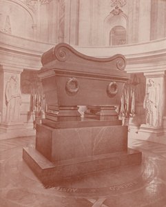 Paris: Sarkofag og Napoleons grav (s/h foto) af French Photographer