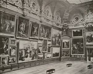 Paris: Det nye franske galleri, Louvre-museet (s/h-foto) af French Photographer