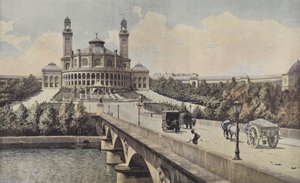 Paris, Udsigt over Trocadero-paladset af French Photographer