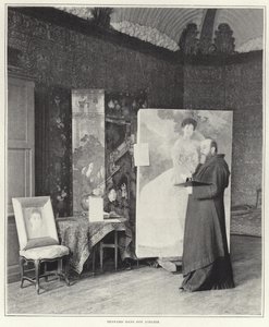 Paul-Albert Besnard i sit værksted af French Photographer