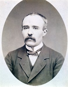 Fotografi af Georges Clémenceau ung (1841 - 1929) omkring 1870 - 1880. af French Photographer
