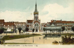Place Turenne, Malo-les-Bains (farvefoto) af French Photographer