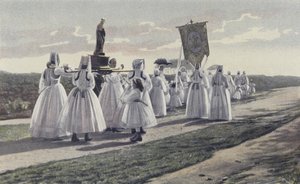 Ploare, Benådning, Procession på landet af French Photographer