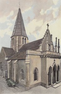 Plombieres-les-Dijon, Kirke, Sammen N O af French Photographer