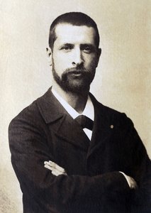 Portræt af Alexandre Yersin (s/h foto) af French Photographer