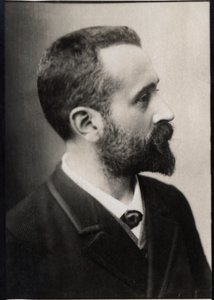 Portræt af Alphonse Bertillon (1853-1914), fransk politibetjent og biometriforsker. af French Photographer