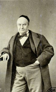 Portræt af Charles Augustin Sainte Beuve (1804 - 1869) (Sainte-Beuve), forfatter, journalist og litteraturkritiker. af French Photographer