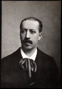 Portræt af Charles Marie Jean Albert Widor (1844-1937), fransk organist, komponist og lærer. af French Photographer