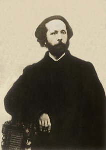 Portræt af Edouard Lalo (1823-1892), fransk komponist. Fotografi, slutningen af det 19. århundrede, Paris. af French Photographer