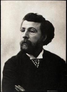 Portræt af Edouard Pailleron (1834-1899), fransk digter og dramatiker. af French Photographer
