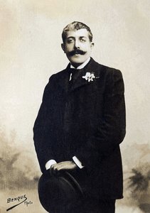Portræt af Jean Lorrain (1855-1906), fransk forfatter. af French Photographer