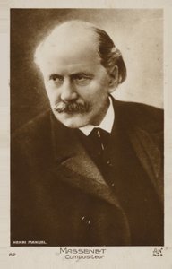 Portræt af Jules Massenet af French Photographer