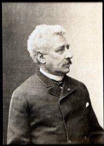 Portræt af Olivier Metra (1830-1889), fransk dirigent og komponist. af French Photographer