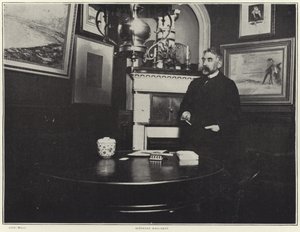 Portræt af Stephane Mallarme af French Photographer