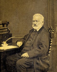 Portræt af Victor Hugo i 1872. af French Photographer