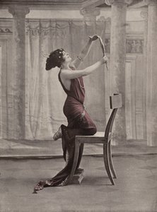 Regina Badet, fransk komedieskuespillerinde (farvefoto) af French Photographer