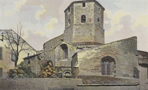Rieux-Minervois, Cirkulær Kirke af French Photographer