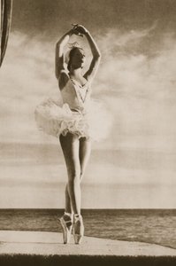 Rosella Hightower in Swan Lake, fra Grand Ballet de Monte-Carlo, 1949 (fotogravure) af French Photographer