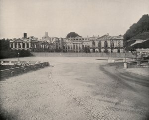 Ruinerne af Palace of St Cloud (s/h foto) af French Photographer