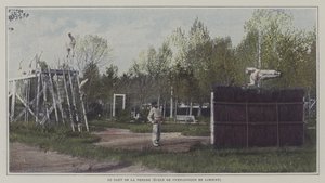 Sejlere i stangspring på Ecole de Gymnastique de Lorient, Frankrig (farvefoto) af French Photographer