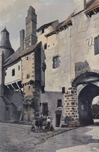 Saint-Benoit-du-Sault, Byporten og Klokketårnet af French Photographer