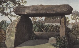 Saint-Nazaire, Dolmen omgivet af en plads af French Photographer