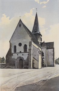Saint-Outrille, Kirke, Sammen S O af French Photographer